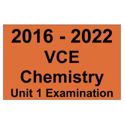 VCE Chemistry Exam Unit 1